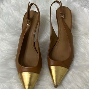 Tory Burch Captoe Slingback Pump Heels